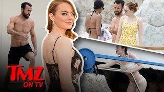 Emma Stone Joins Justin Theroux and Sienna Miller For A Dip | TMZ TV