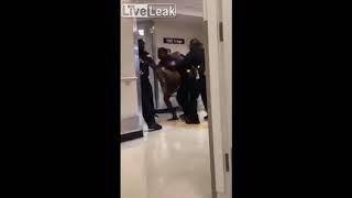 Naked Woman Punched By Police Officer in Michigan Hospital *RAW FOOTAGE*