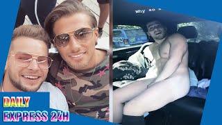 Love Island star caught completely naked in car