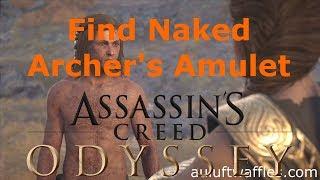 Explore the Cave and Acquire the naked Archer's Amulet Bare It All Messara Assassin's Creed Odyssey