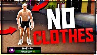 HOW TO REMOVE ALL OF YOUR CLOTHES AND BECOME NAKED GLITCH IN NBA 2K19!