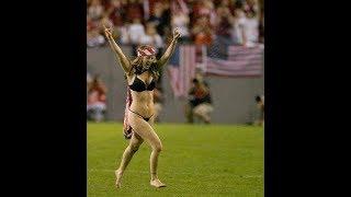 NAKED Women Interrupts SOCCER GAME and  Scores a GOAL