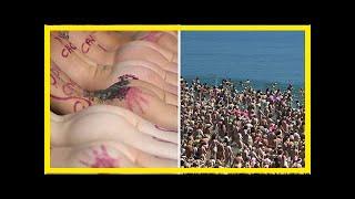'STRIP and DIP' World record naked swim as 2,500 women bare all for the BEST reason|  5 Minutes