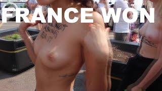 Women show Nipples Because FRANCE Won the match | FIFA Russia world cup 2018