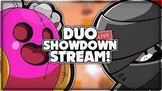 DUO SHOWDOWN LIVE STREAM! + Road To 11k Trophies! + Road To Purple Iron Man Challenge! - Brawl Stars