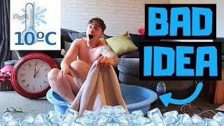 NAKED ICE POOL CHALLENGE **Don't try this**
