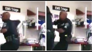 Cop  CAUGHT on Video Beating a Naked mentally ill woman Inside a Detroit hospital