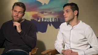 Charlie Hunnam & Rami Malek on 'Papillon' Weight Loss and Nude Fight