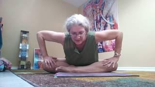 Nearly NAKED NUDE NATURIST Easy at Home Yoga Stretches 7 3 18