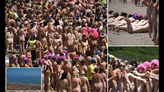 Over 2,500 women set new Guinness World Record for mass skinny dipping