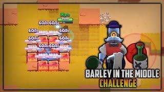 FUNNY BARLEY IN MIDDLE CHALLENGE! PART 2! - Brawl Stars Funny Moments