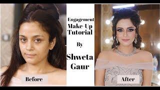 Engagement Make-Up Tutorial By "Shweta Gaur" Celebrity Make Up Artist