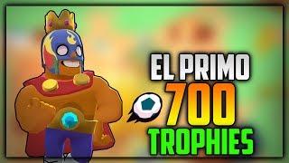 EL PRIMO 700 TROPHIES GAMEPLAY! EPIC WINS! Ft.Jeff - Brawl Stars Gameplay
