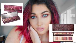 URBAN DECAY NAKED CHERRY PALETTE VS CHARLOTTE TILBURY STARS IN YOUR EYES PALETTE