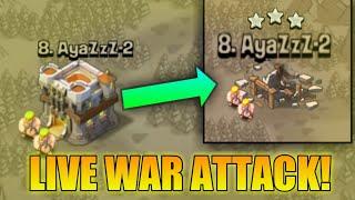 CAN WE 3 STAR THIS BASE?! | LIVE WAR ATTACK! | FAIL or WIN? | CLASH OF CLANS |