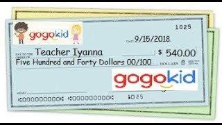 My GoGoKid Story and Paycheck, From "Interview Fail", To "Booked and Busy"