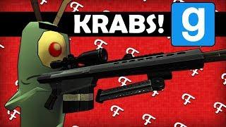 Gmod: Patrick "Star" Launch, Mr Krabs VS Plankton, Tripple Krabby Patty Order! (Comedy Gaming)