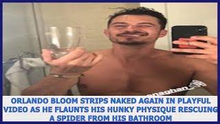 Celebrity News | Orlando Bloom strips naked AGAIN in playful video as he flaunts his hunky physique