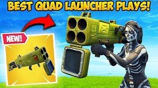 NEW *QUAD LAUNCHER* IS INSANE! - Fortnite Funny Fails and WTF Moments! #348