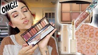 GRWM-TRYING POPULAR NEW MAKEUP RELEASES | CHARLOTTE TILBURY STARS PALETTE