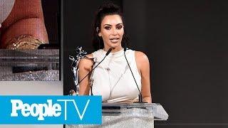 Kim Kardashian Says She's 'Shocked' To Win CFDA Award As She's 'Naked Most Of The Time' | PeopleTV