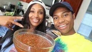 Cooking Chili & Naked Ranch Wings with Darius