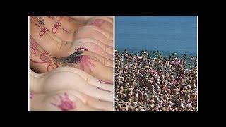 'STRIP and DIP' World record naked swim as 2,500 women bare all for the BEST reason Breaking News
