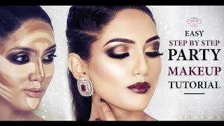 Easy Party Makeup Tutorial | Step By Step Makeup Tutorial For Beginners | Chandni Singh