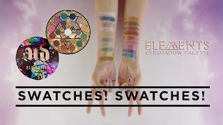 SWATCHES! Elements Eyeshadow Palette | New From Urban Decay