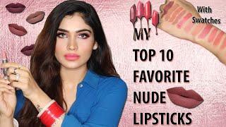 My Top 10 Favorite Nude Lipsticks